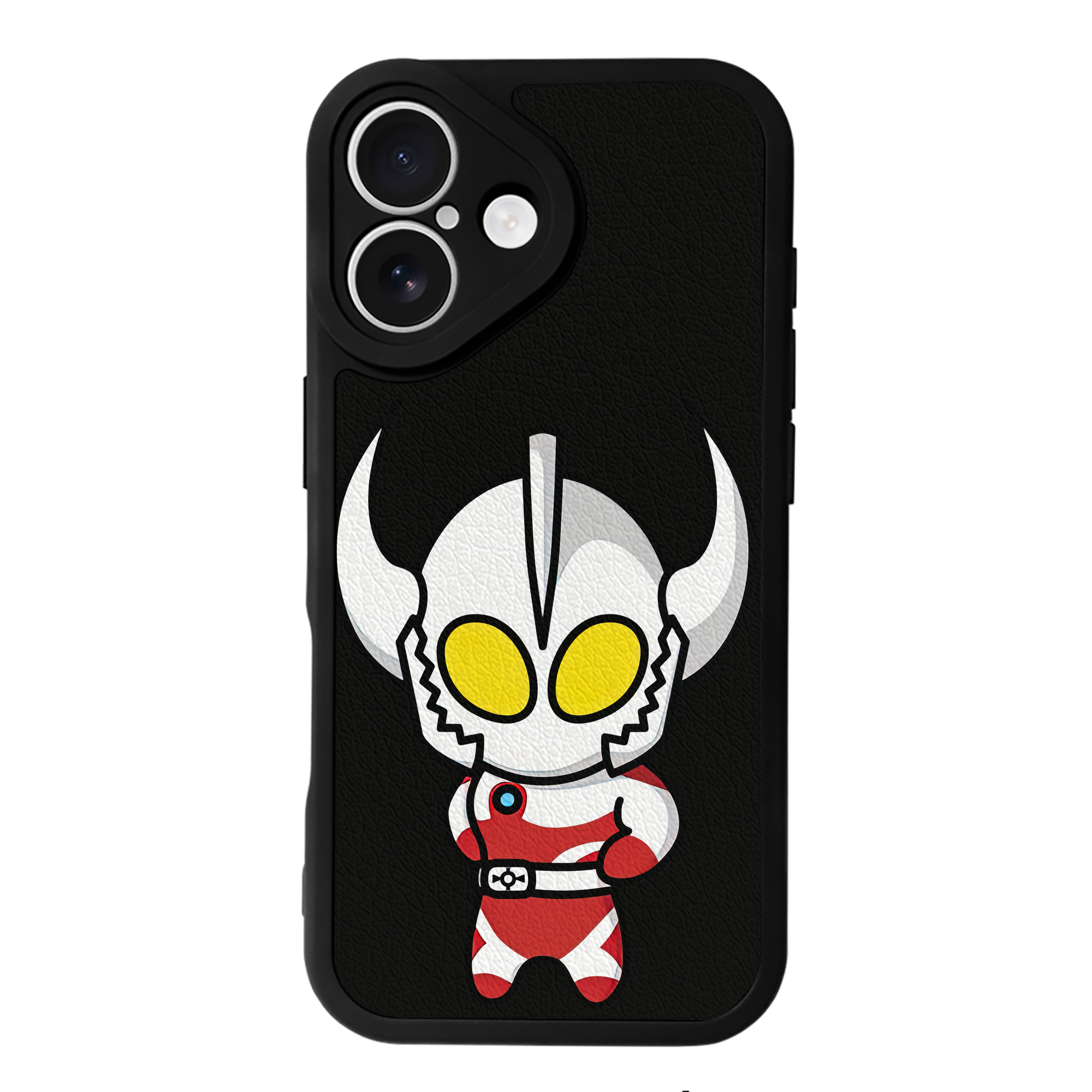 （画像用） ウルトラマン Ultraman 【iPhone 16シリーズ対応】シリコンスマホケース（レザー調） 材質：シリコン